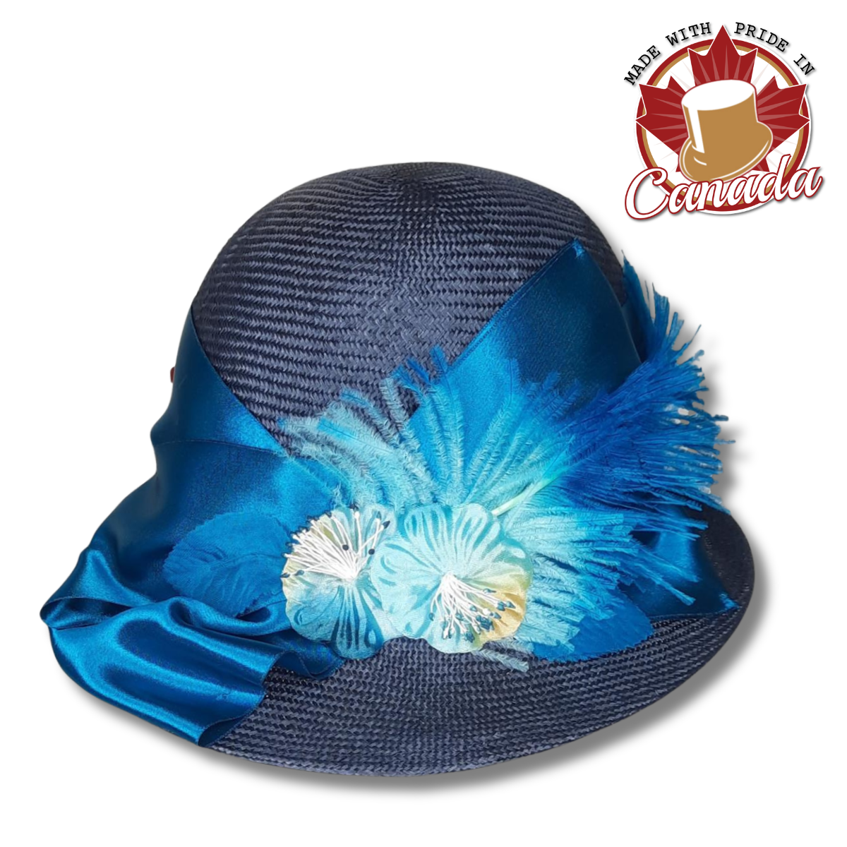 Gatsby Satin Band Cloche