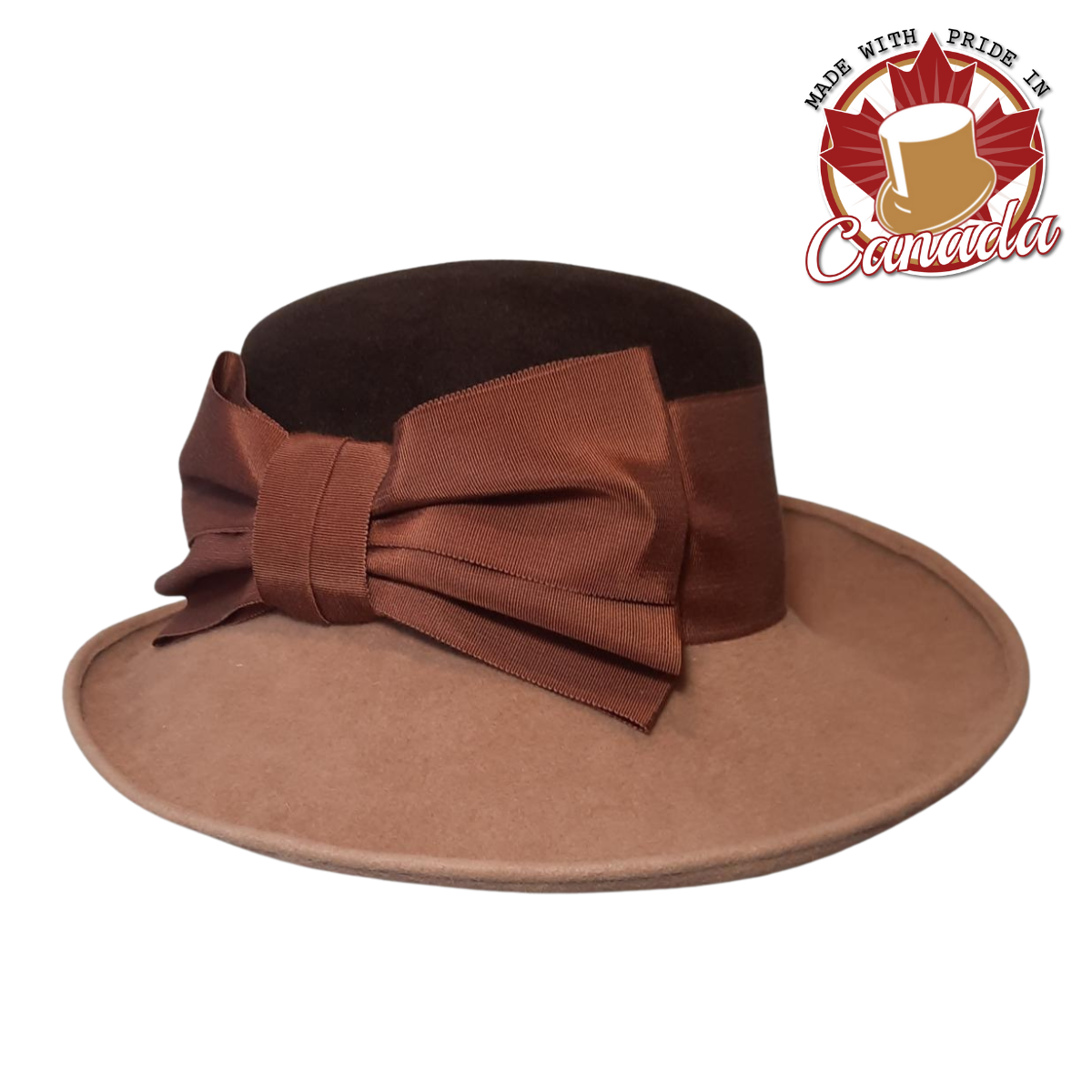 Grace Three-Tone Cloche with Band