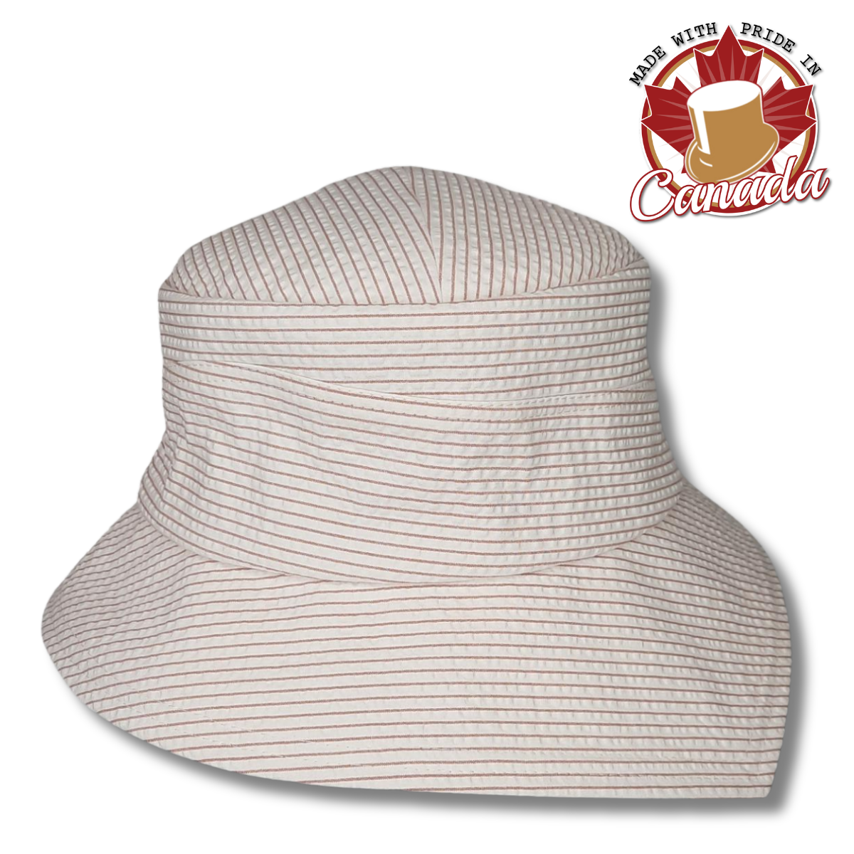 Grace Cotton Pinstripe Hat