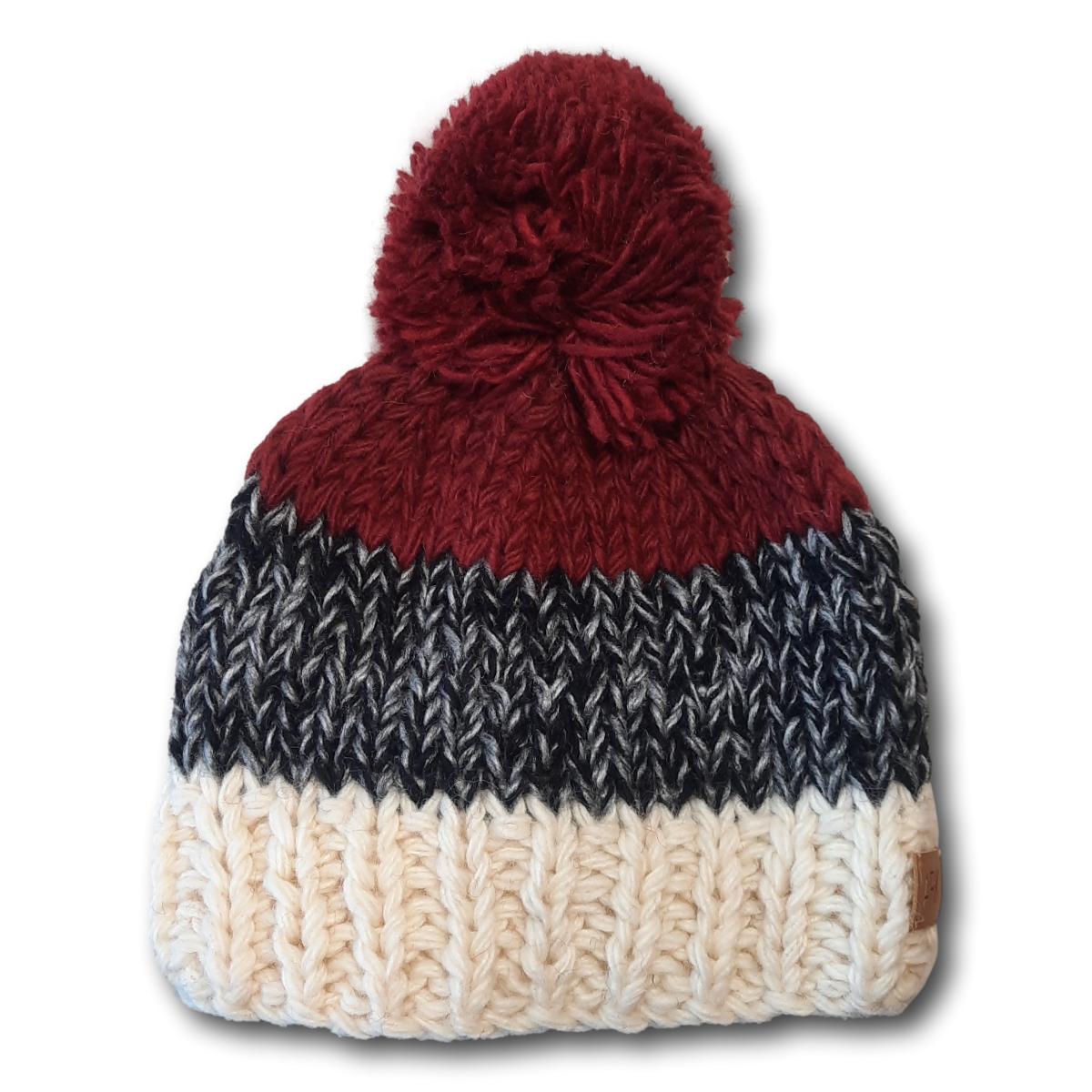 Harley Three-Tone Knit Toque