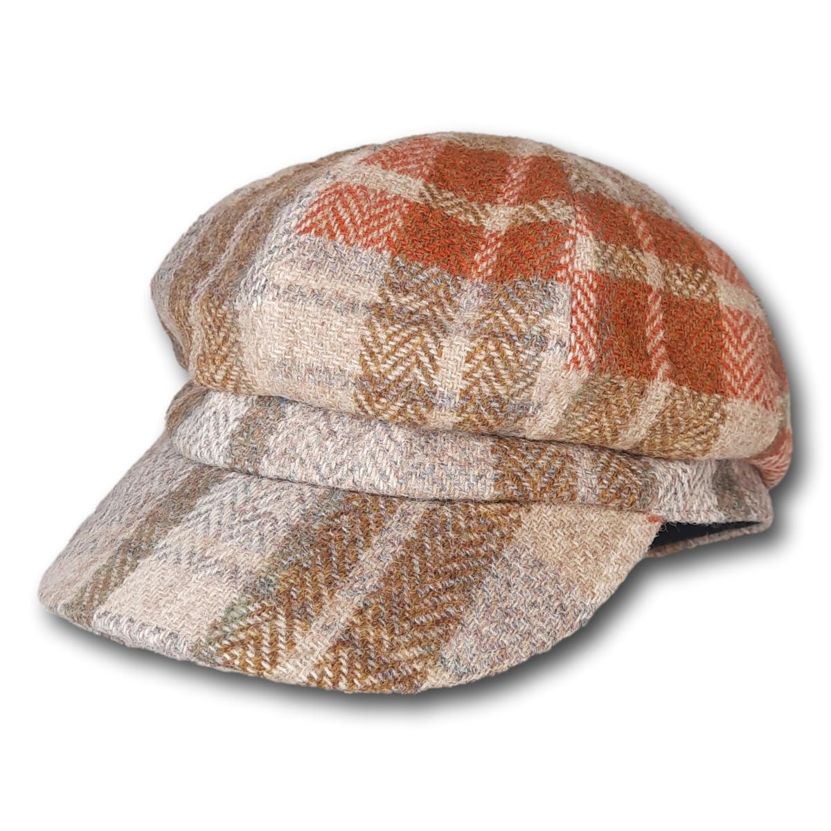 Harris Tweed Baker Boy Cap