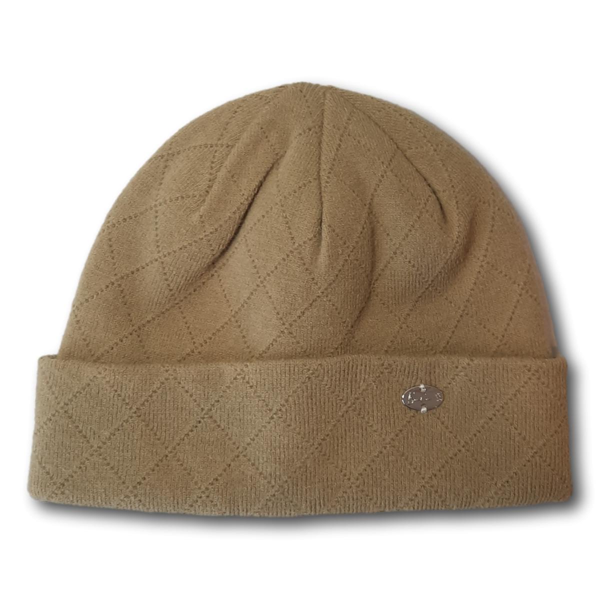 Solid Diamond Knit Toque