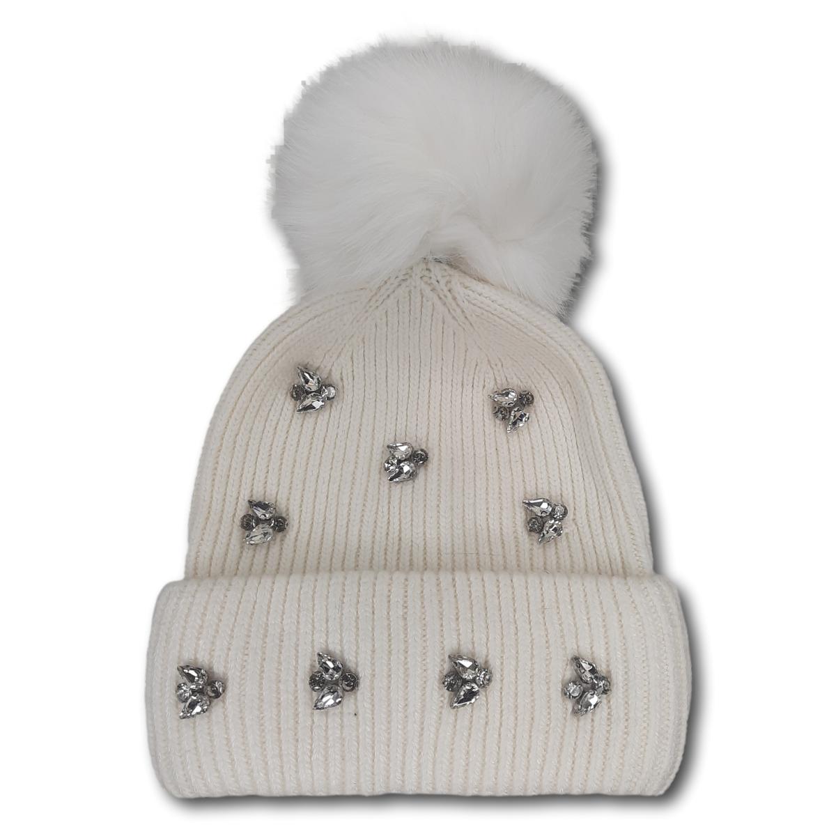 Toque with Crystals