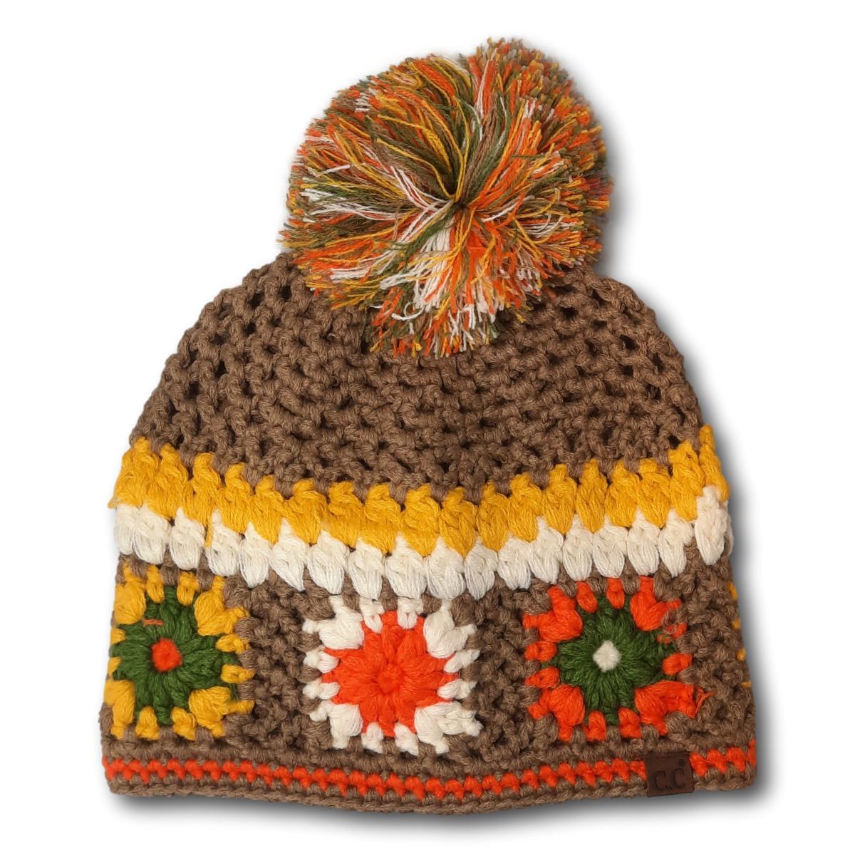 Crochet Flower Toque