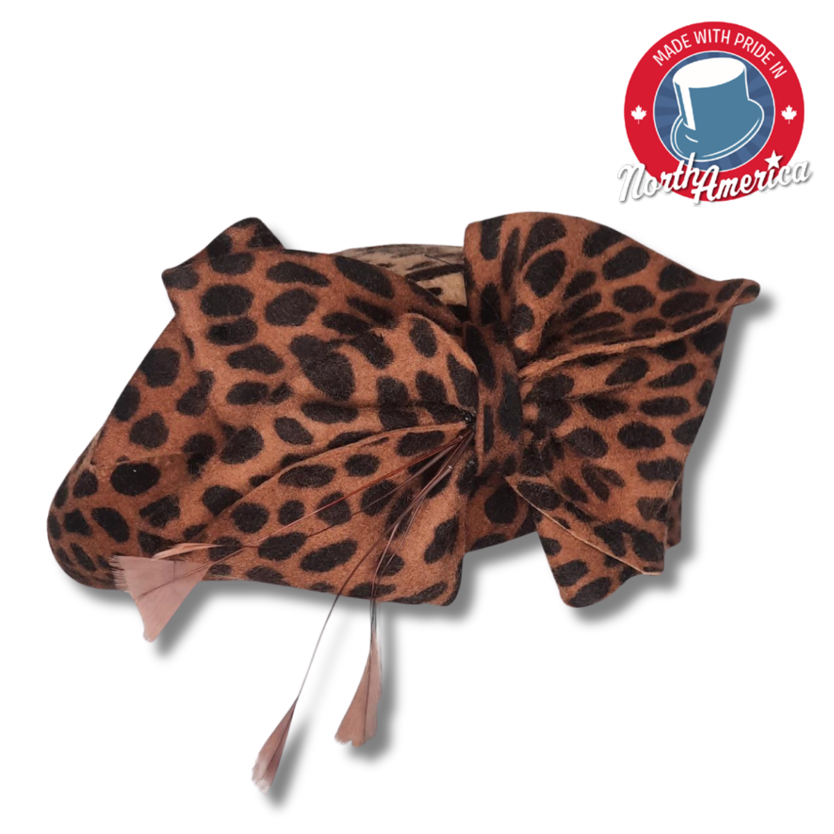 Leopard Print Formed Beret