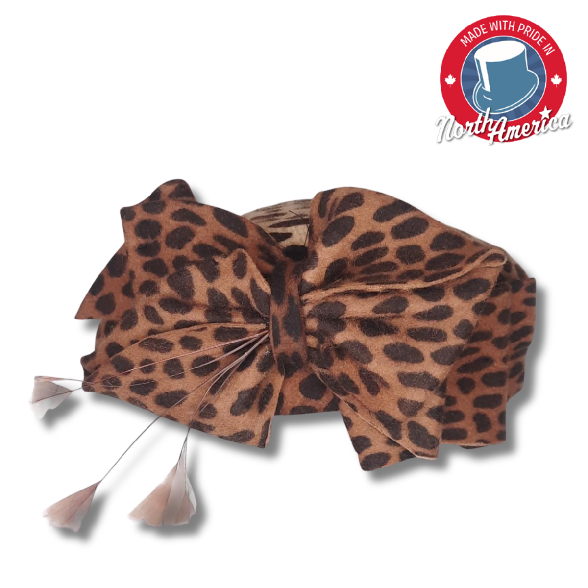 Leopard Print Formed Beret