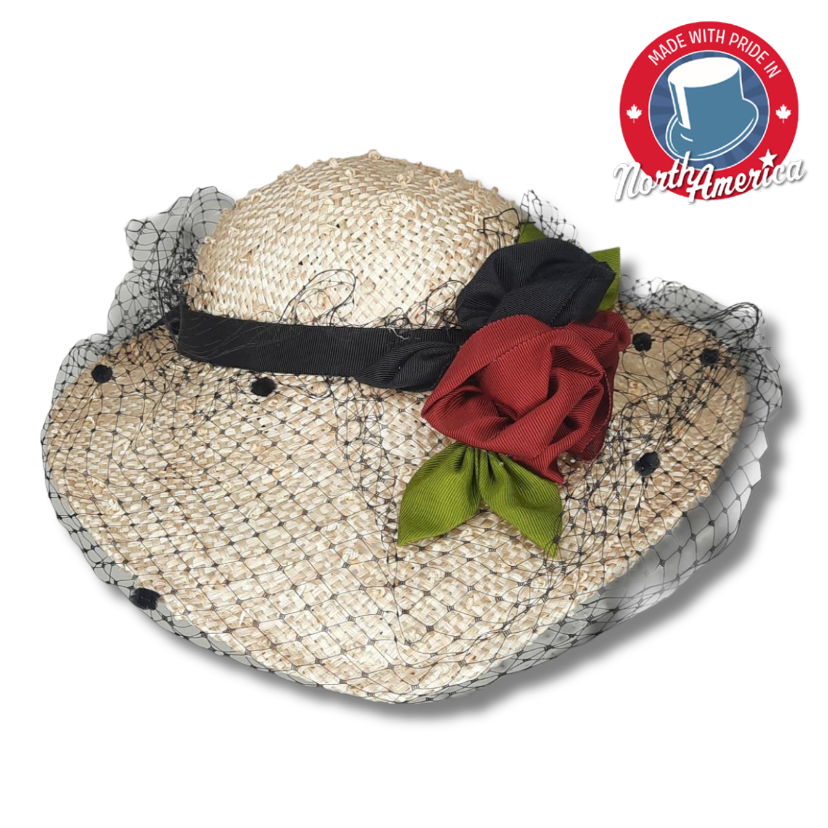 Saucer with Netting and Flowers