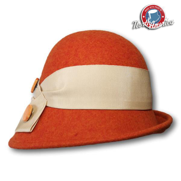 20'S Button Cloche