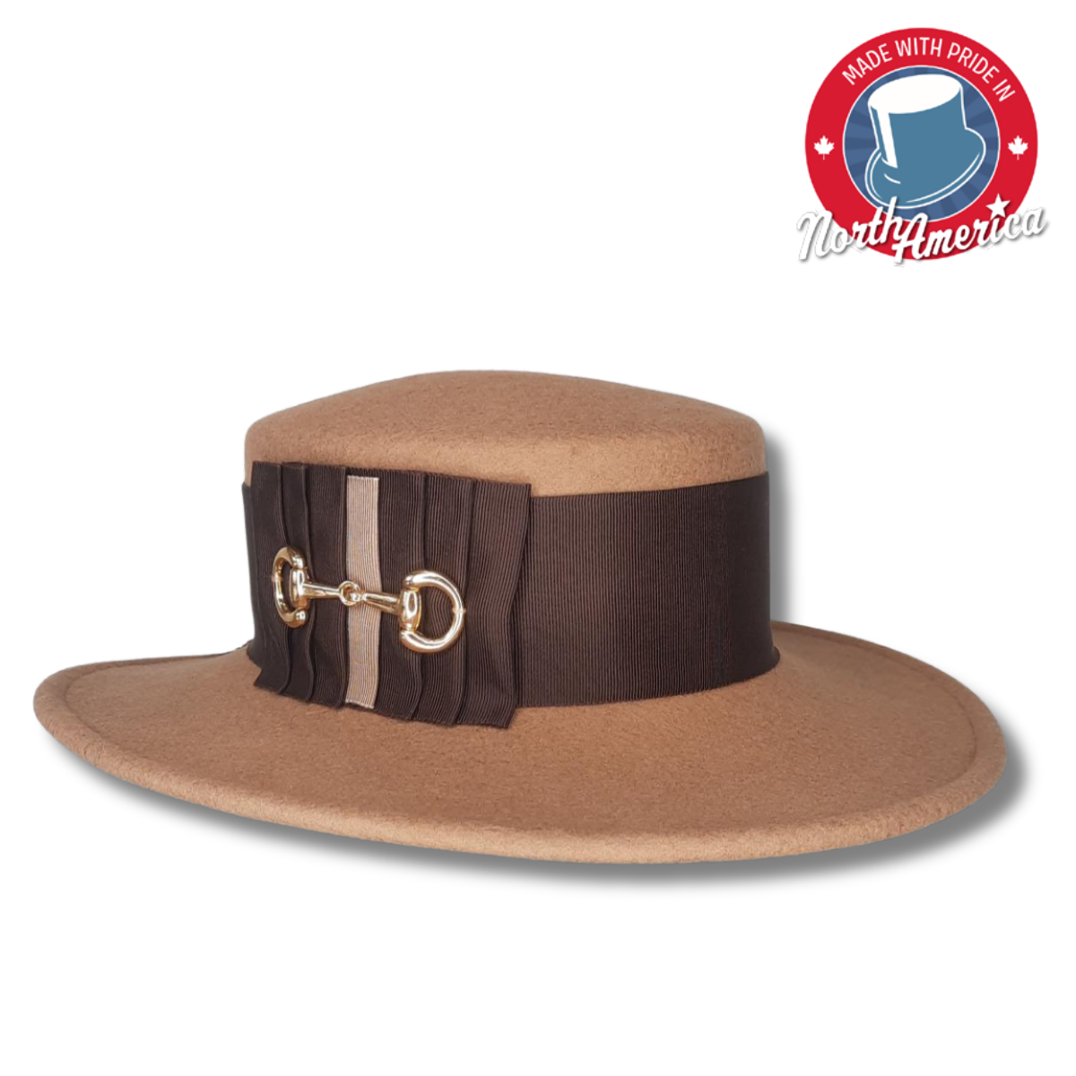 Wide Brim Boater Dress Hat