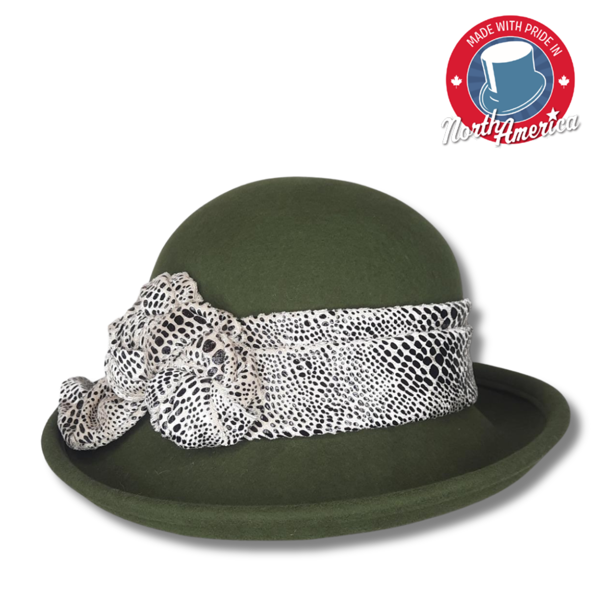 Rolled Brim Dress Hat