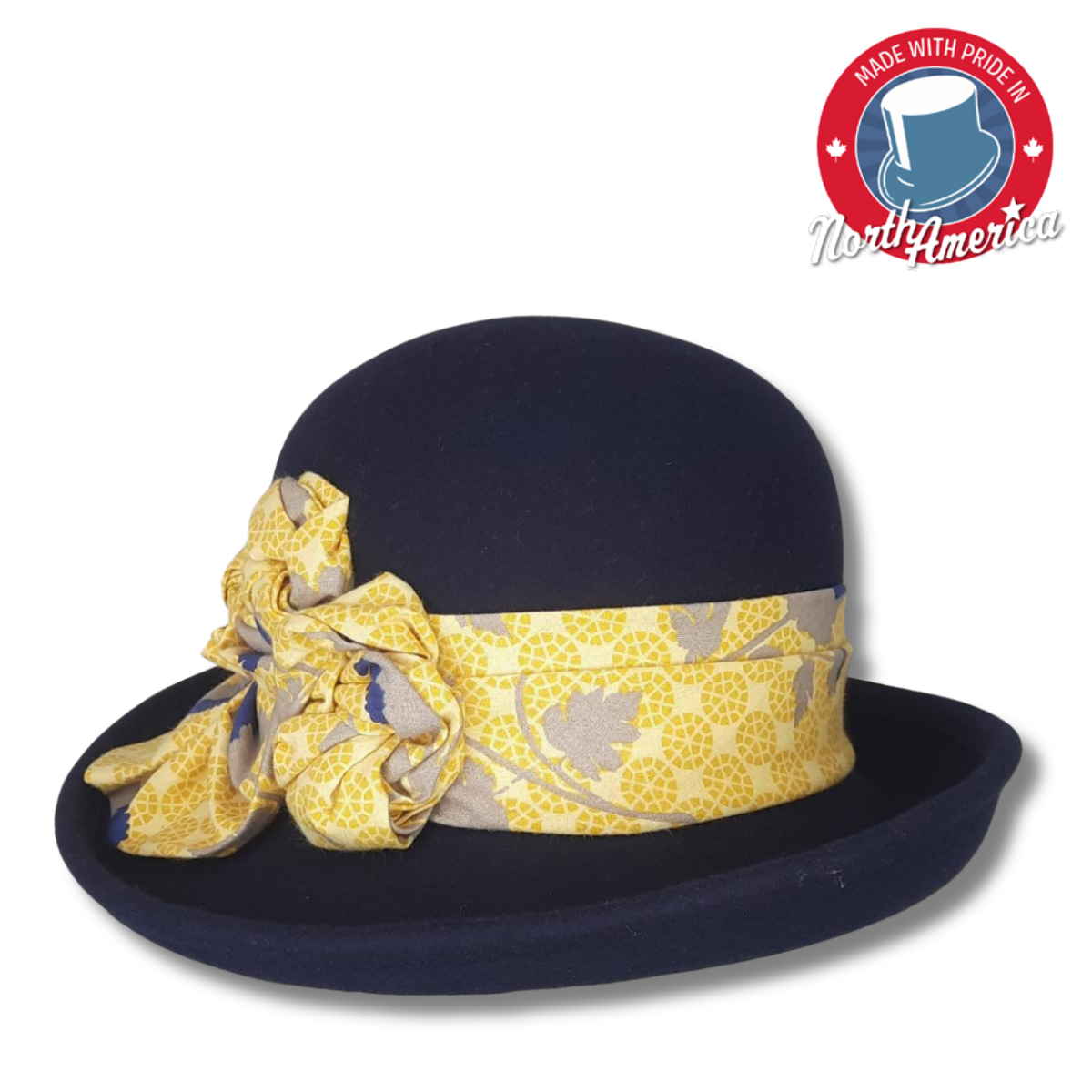 Rolled Brim Dress Hat