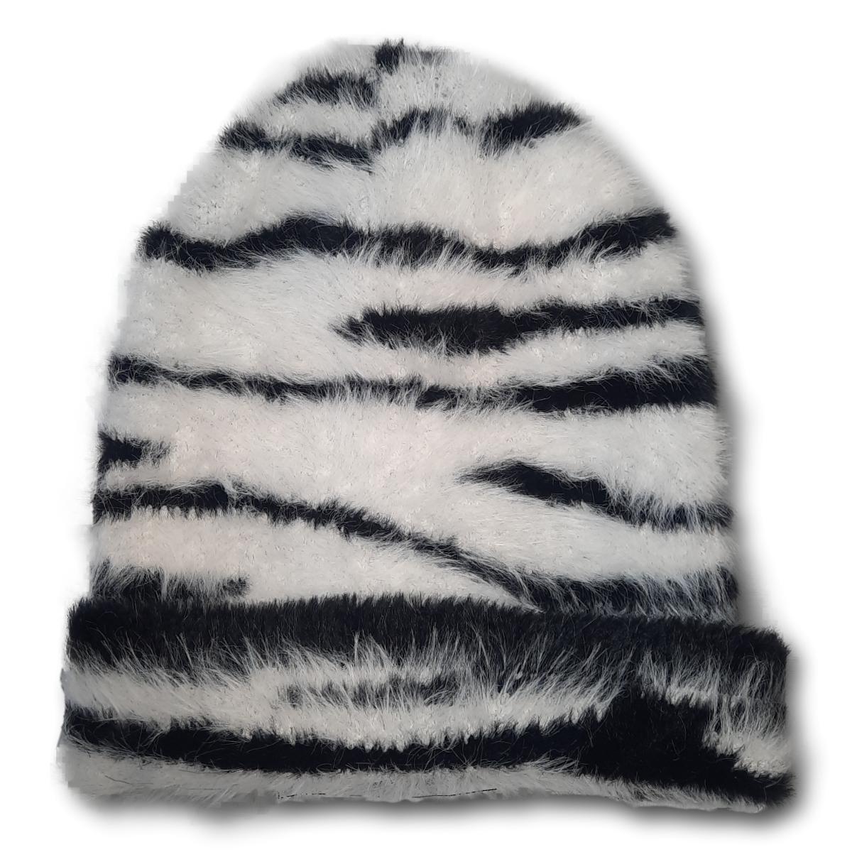 Zebra Printed Beanie