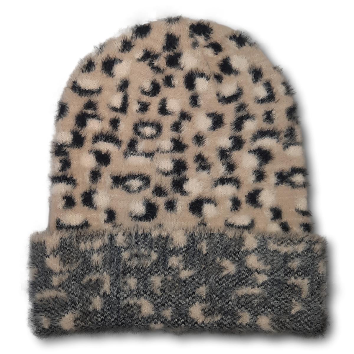 Leopard Print Beanie