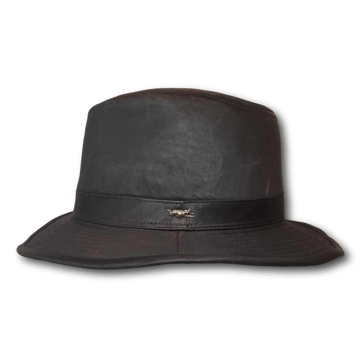 Weathered Fedora with Pin