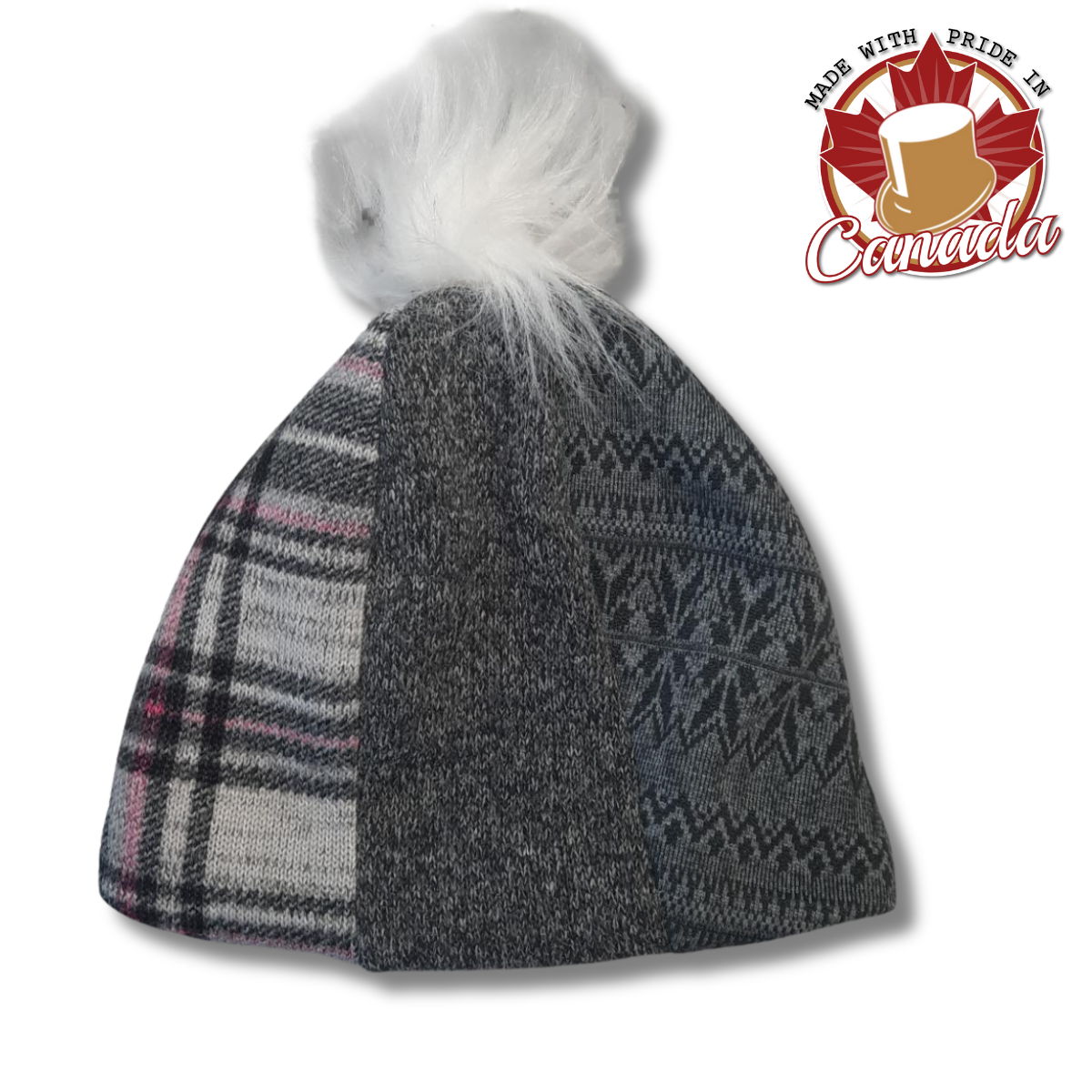 Patchwork Recycled Beanie