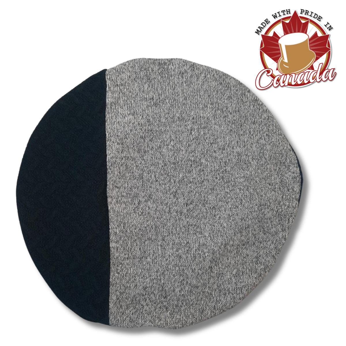 Patchwork Recycled Materials Beret