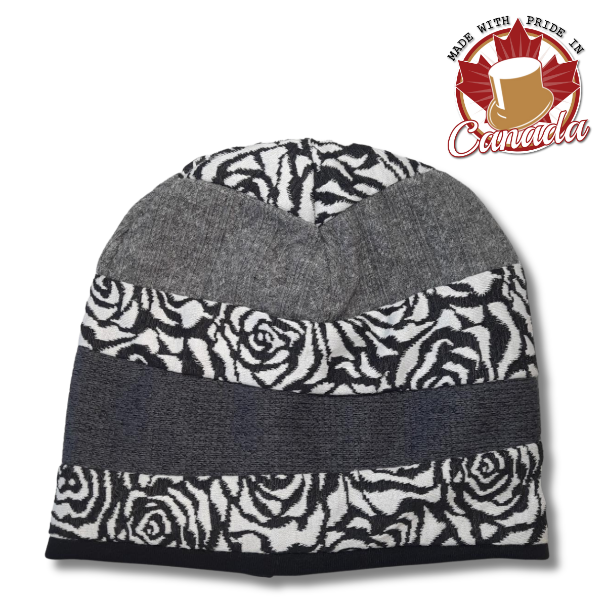 Patchwork Recycled Materials Toque