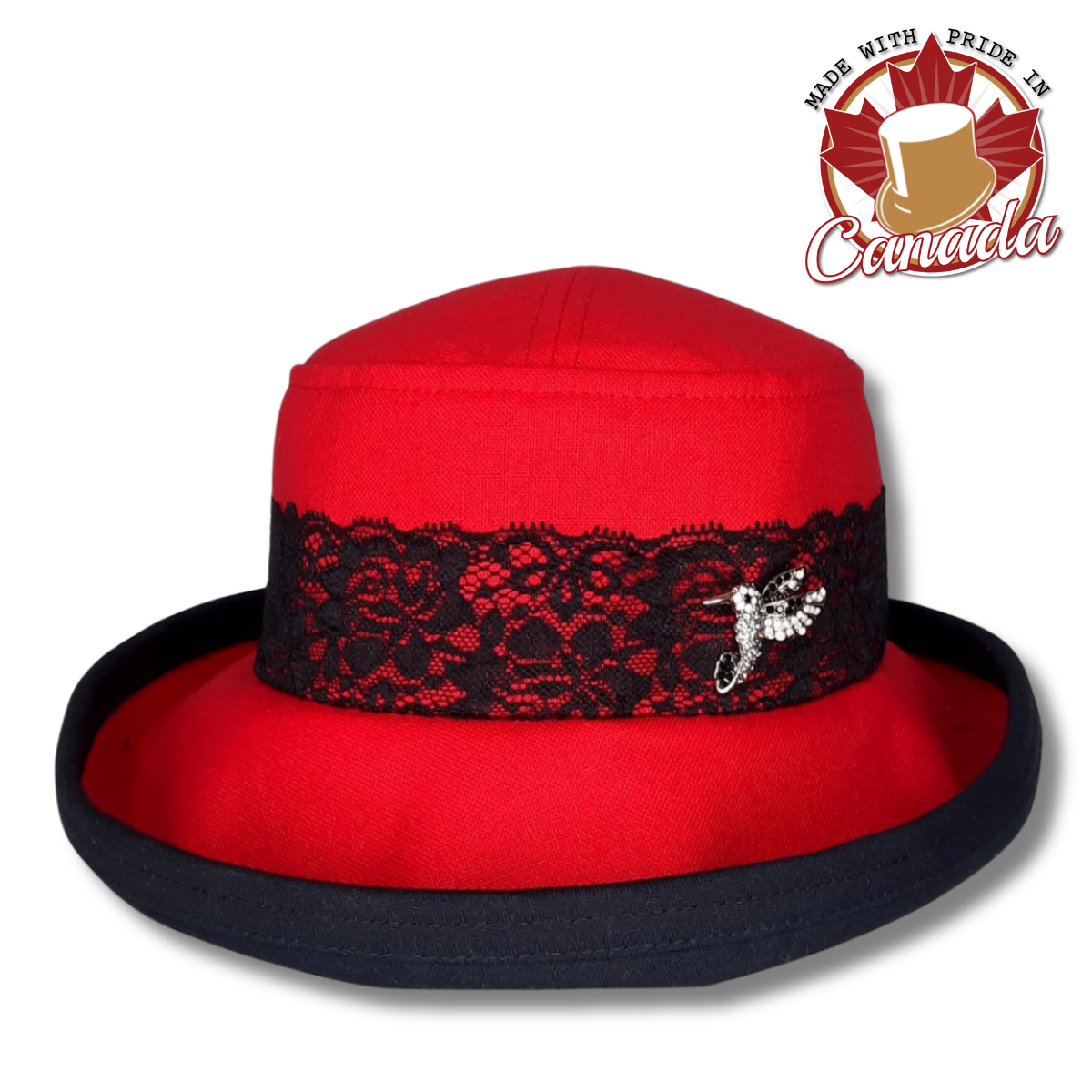 Perfect Hat with Lace Band