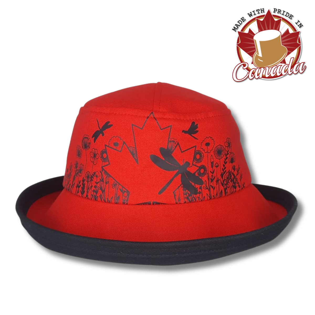 Perfect Hat Vinyl Printed Maple Leaf