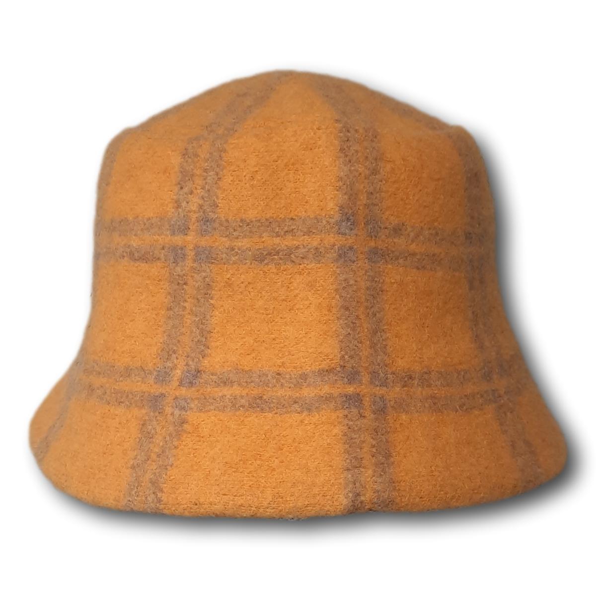Wool Plaid Bucket Hat