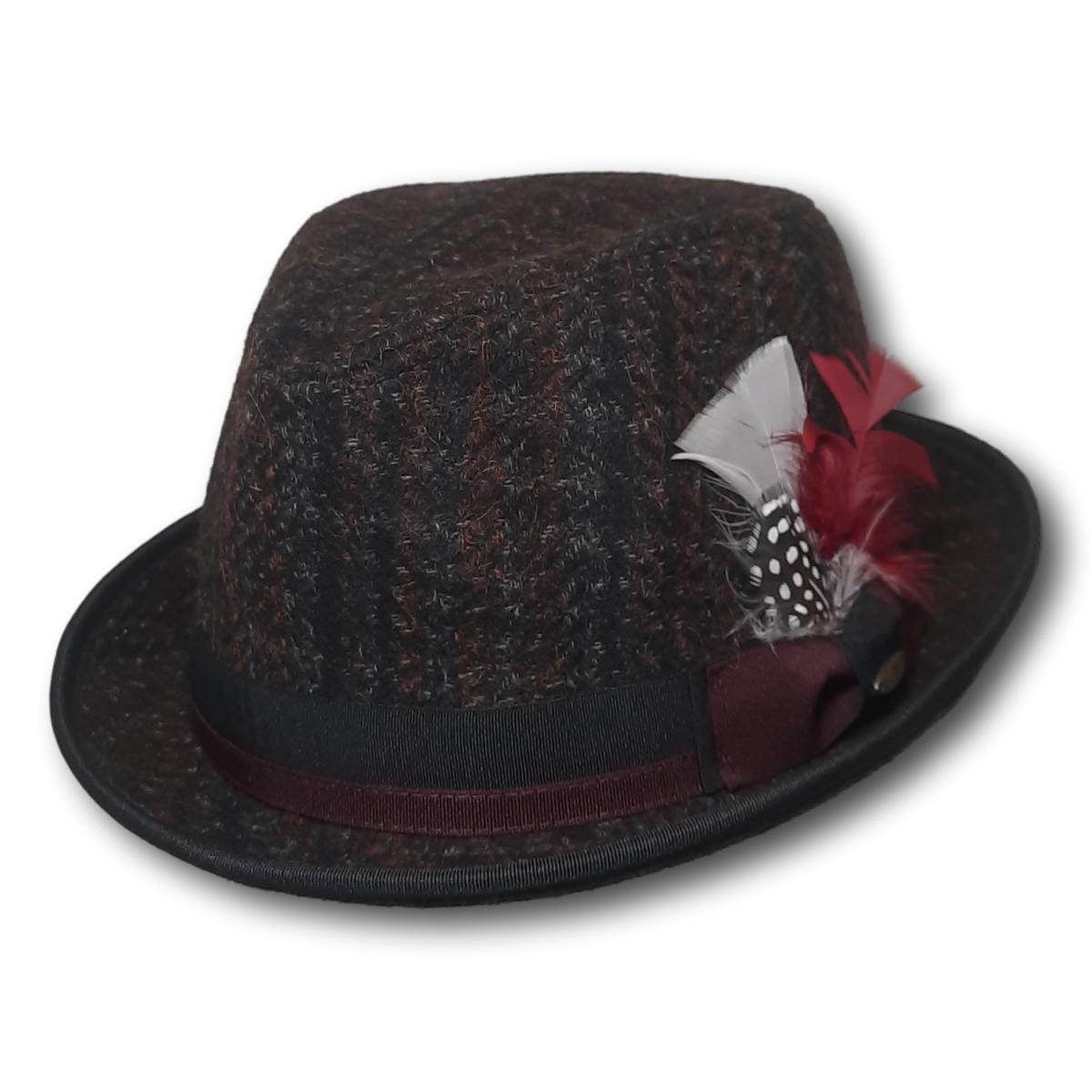 Hounds-Tooth Fedora