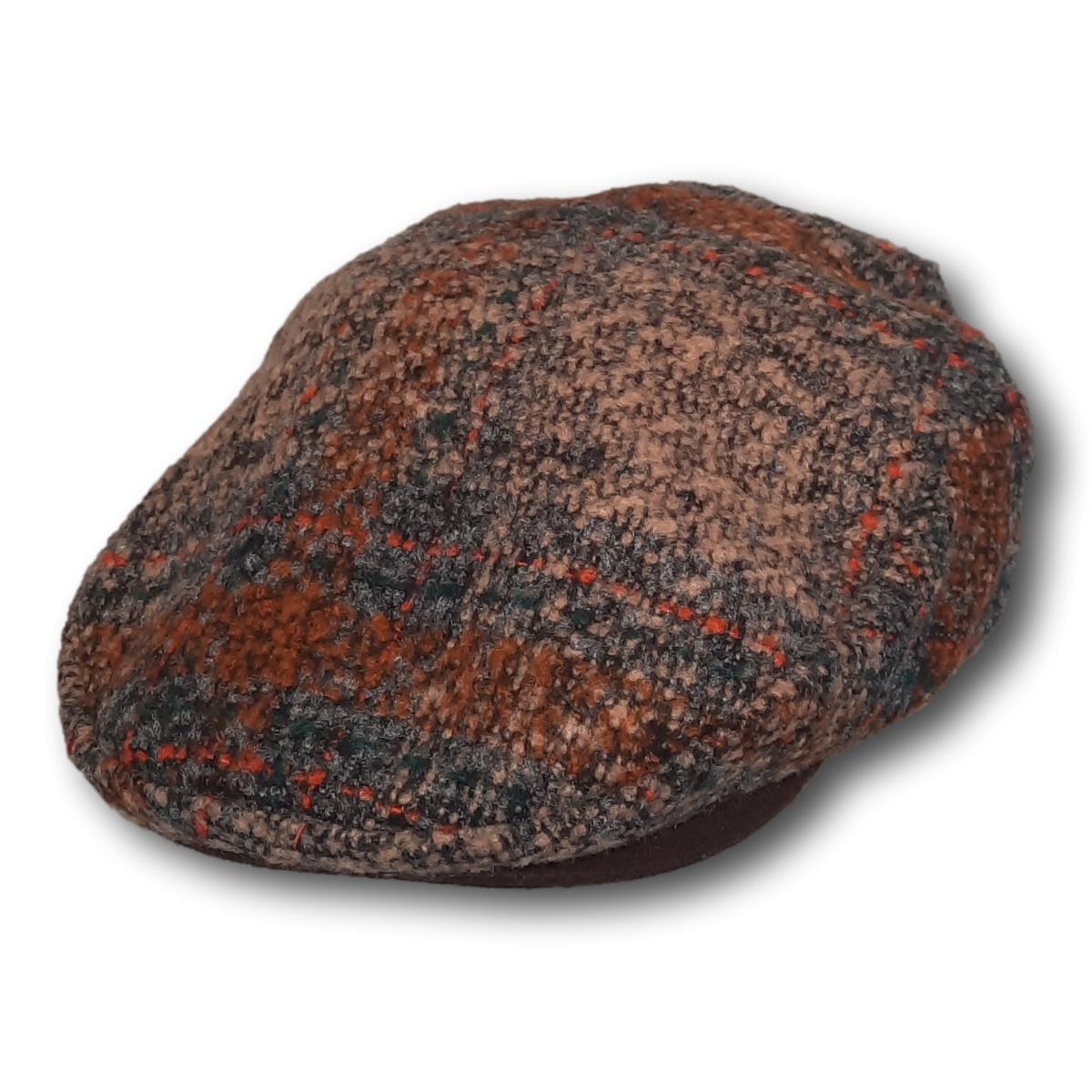 Plaid Ivy Cap With Solid Brim