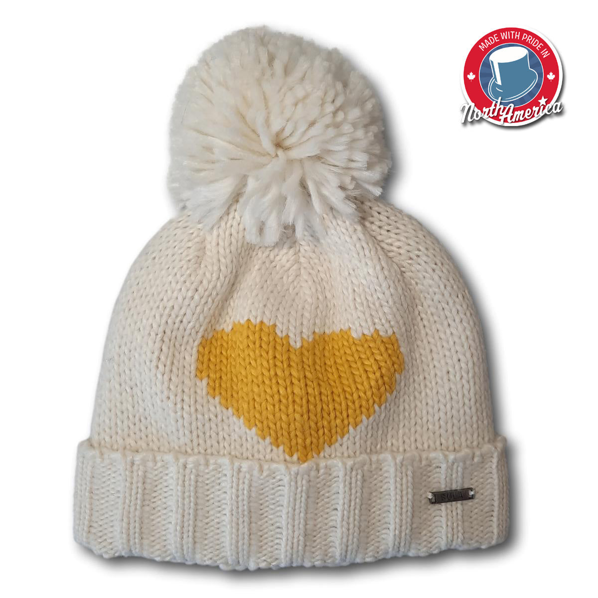 Knit Toque With Heart