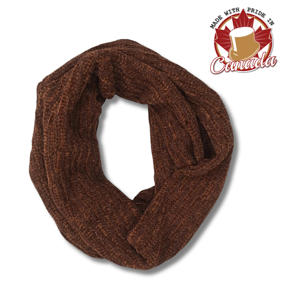 Sanibel Ribbed Knit Infinity Scarf
