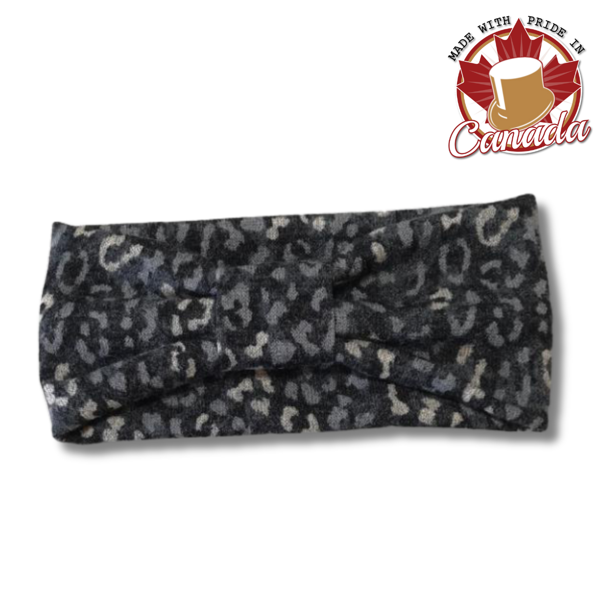 Abstract Leopard Print Headband