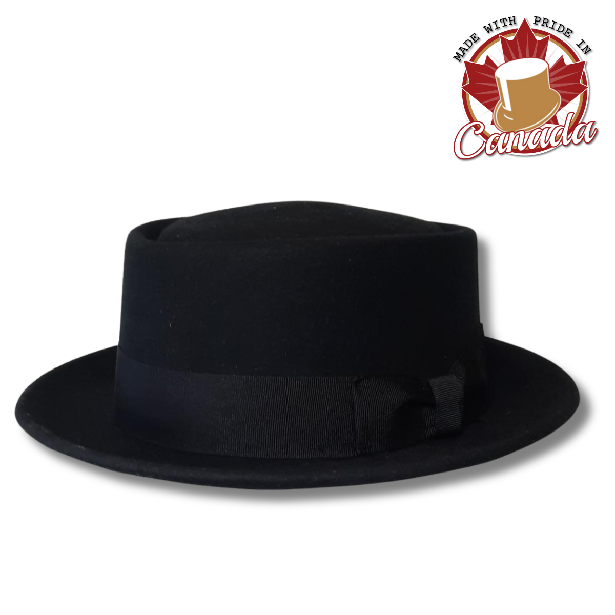 Pork Pie with Grosgrain Bow