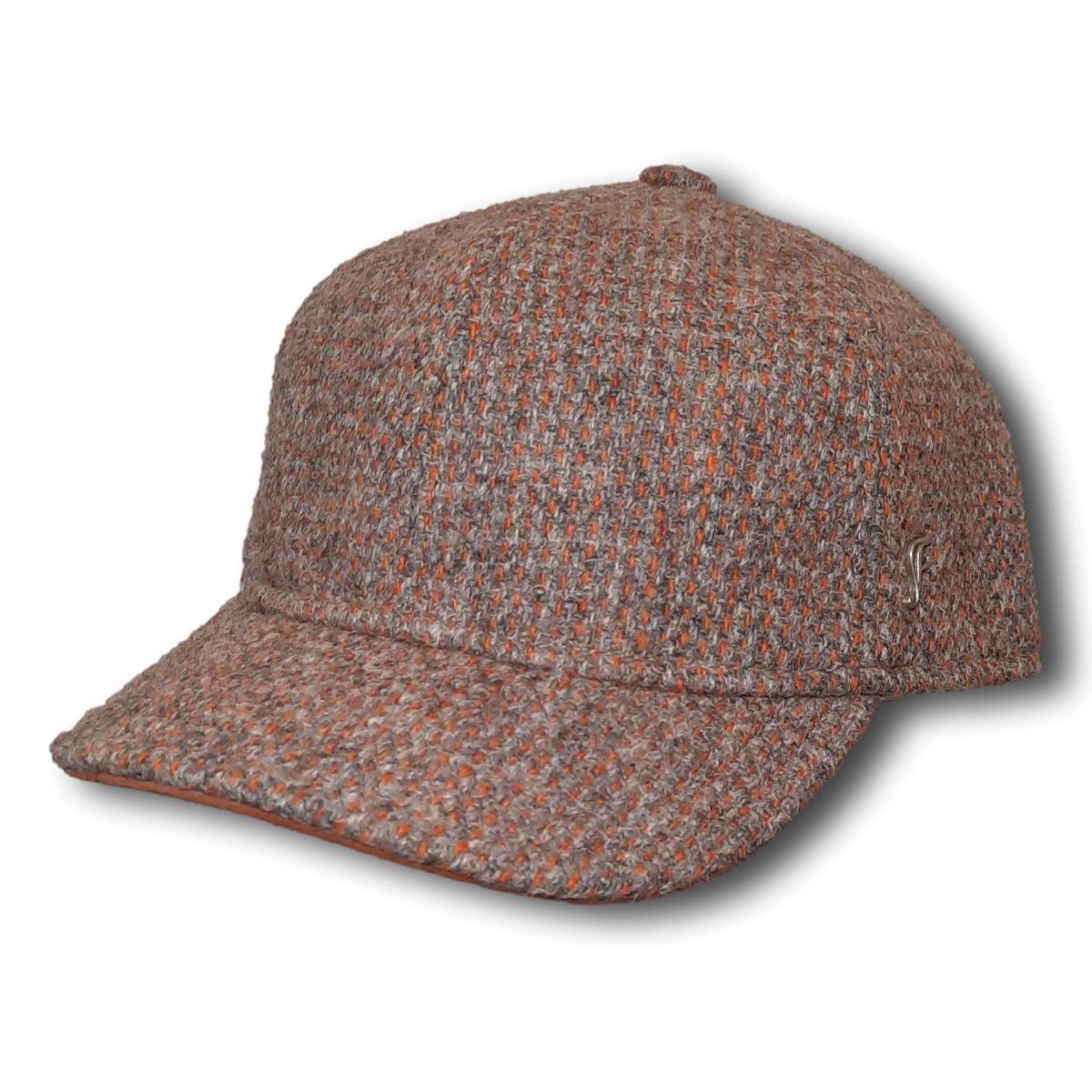 Harris Tweed with Faux Suede Ball Cap