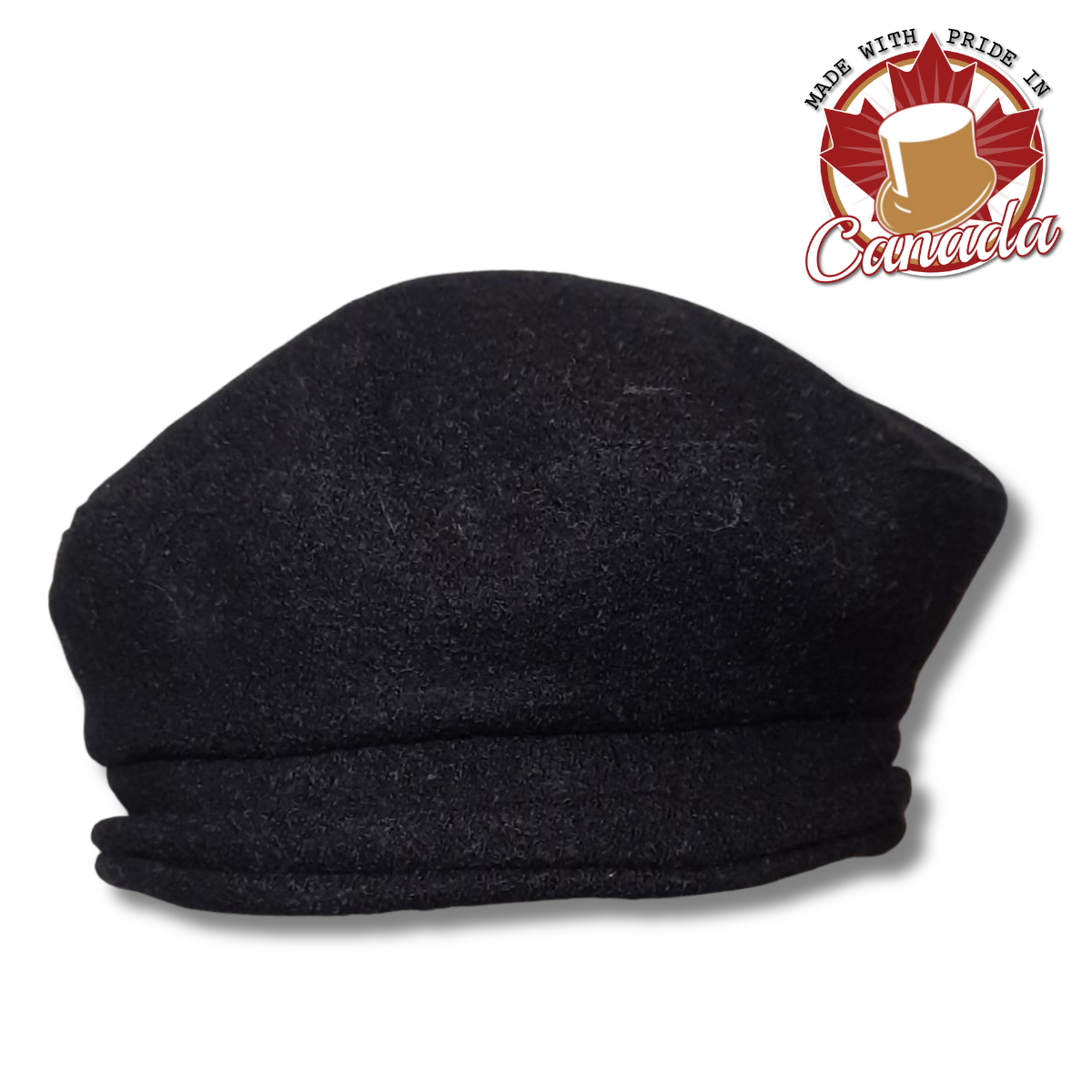 Mia Boiled Wool Beret