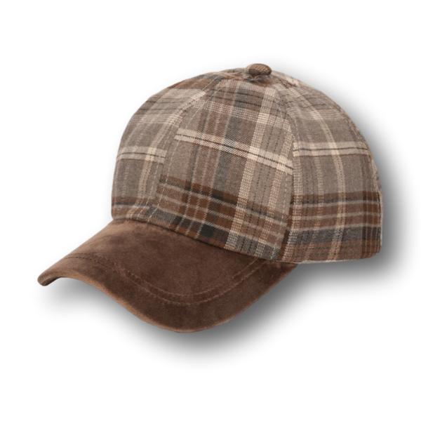 Kids Plaid Ball Cap